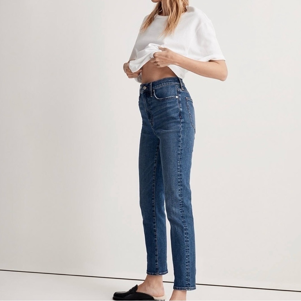 Madewell Perfect Vintage Jean Straight Leg in Manorford Wash Instacozy Edition